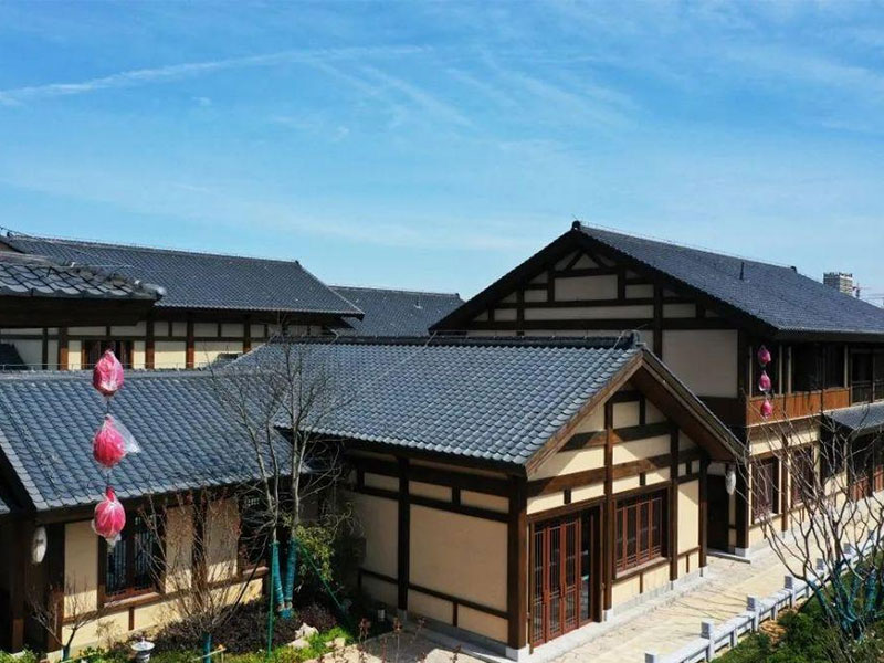 Aluminium Magnésium manganèse de style japonais Tile de toit en métal