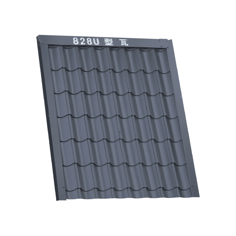 Aluminium Magnésium Manganèse en une seule pièce tuile de toiture en métal antique